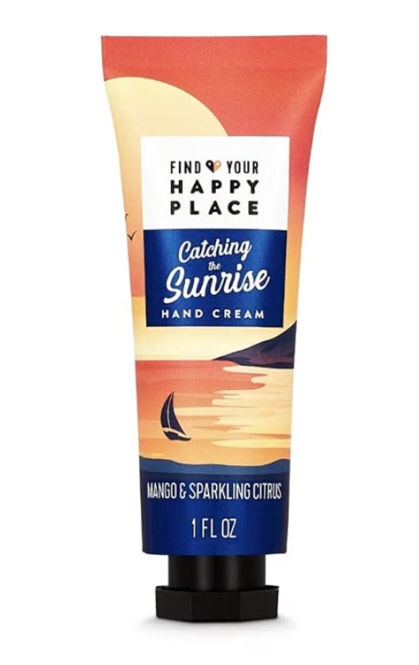 10x Find Your Happy Place CATCHING THE SUNRISE 1 oz hand cream | Mango Citrus